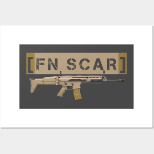 Assault Rifle FN SCAR Posters and Art